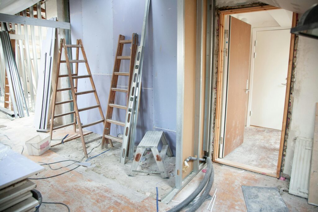 Starting a basement remodel to add more space to a home